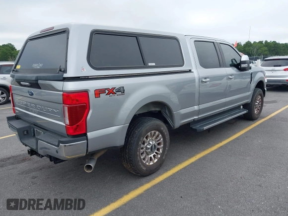 2021 Ford F-250 XL with VIN 1FT7W2BNXMED37995, listed as a IAAI auction lot 42616726 with 39,428 mi miles and . Bid and sale history available at DreamBid. Image 4.