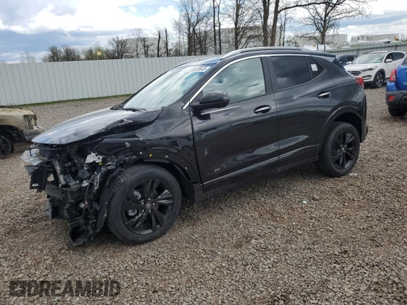 2025 Buick Encore GX Sport Touring with VIN KL4AMESL4SB156816, listed as a Copart auction lot 55428645 with 4 mi miles and Salvage title. Bid and sale history available at DreamBid. Image 1.