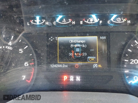 2019 Ford F-150 XL with VIN 1FTEW1E51KFC52807, listed as a IAAI auction lot 41383212 with 124,244 mi miles and . Bid and sale history available at DreamBid. Image 15.