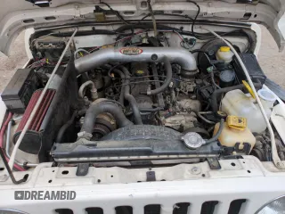 1999 Jeep Wrangler Sport with VIN 1J4FY19S2XP421162, listed as a Copart auction lot 57683835 with 152,636 mi miles and Salvage title. Bid and sale history available at DreamBid. Image 11.