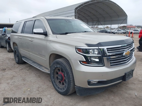 2017 Chevrolet Suburban Premier with VIN 1GNSCJKC4HR183592, listed as a IAAI auction lot 41514348 with 144,460 mi miles and . Bid and sale history available at DreamBid. Image 1.