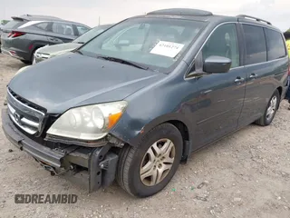 2006 Honda Odyssey EX-L z VIN 5FNRL38756B420817, wystawiony jako IAAI lot #42101271 z przebiegiem 203 892 mil mil oraz . Historia ofert i sprzedaży dostępna na DreamBid. Obrazek 18.