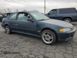 1993 Honda Civic z VIN 1HGEJ2149PL035582, wystawiony jako Copart lot #47945715 z przebiegiem 354 483 mil mil oraz Czysty tytuł • Clean title. Historia ofert i sprzedaży dostępna na DreamBid. Obrazek 4.