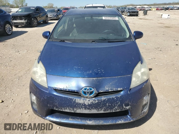 2010 Toyota Prius II with VIN JTDKN3DU6A0024538, listed as a Copart auction lot 53428905 with 279,377 mi miles and Clean Title. Bid and sale history available at carsss.com. Image 5.