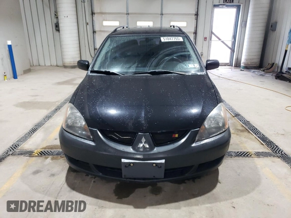 2004 Mitsubishi Lancer z VIN JA3AD29F44U024617, wystawiony jako Copart lot #51847765 z przebiegiem 172 585 mil mil oraz Szkoda całkowita • Salvage title. Historia ofert i sprzedaży dostępna na DreamBid. Obrazek 5.