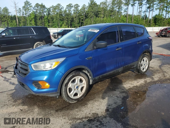 2017 Ford Escape S with VIN 1FMCU0F74HUE29731, listed as a Copart auction lot 59936015 with 111,231 mi miles and Salvage title. Bid and sale history available at DreamBid. Image 1.