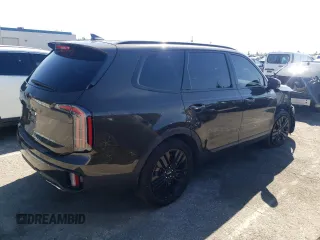 2023 Kia Telluride SX X-Line with VIN 5XYP5DGC8PG333753, listed as a Copart auction lot 43980934 with 12,673 mi miles and Salvage title. Bid and sale history available at DreamBid. Image 3.