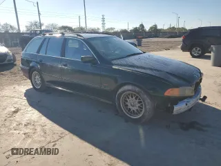 1999 BMW 5 Series 528iAt with VIN WBADP6345XBV62020, listed as a Copart auction lot 46804705 with 221,575 mi miles and Salvage Title. Bid and sale history available at carsss.com. Image 4.