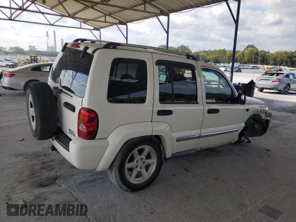 2007 Jeep Liberty Limited with VIN 1J4GK58K77W709344, listed as a Copart auction lot 71837204 with 191,408 mi miles and Salvage title. Bid and sale history available at DreamBid. Image 3.