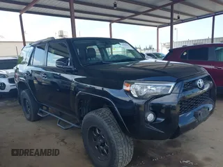 2018 Toyota 4Runner SR5 with VIN JTEBU5JR0J5607121, listed as a IAAI auction lot 42042949 with 156,625 mi miles and . Bid and sale history available at DreamBid. Image 1.