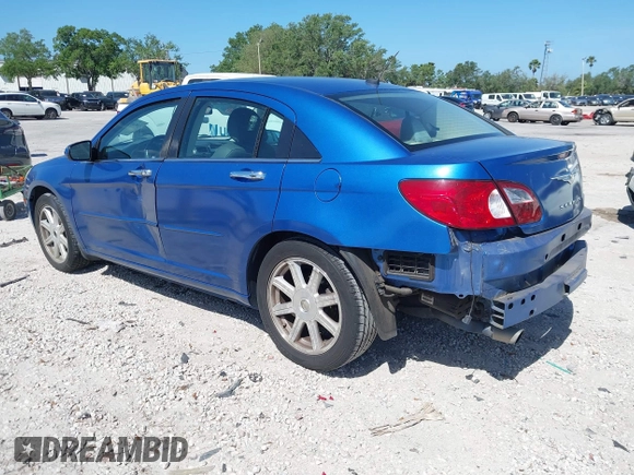2007 Chrysler Sebring Limited with VIN 1C3LC66M07N550480, listed as a IAAI auction lot 41964858 with 105,316 mi miles and . Bid and sale history available at DreamBid. Image 3.