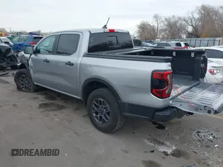2024 Ford Ranger XLT with VIN 1FTER4HH6RLE05367, listed as a IAAI auction lot 41489296 with 9,509 mi miles. Bid and sale history available at carsss.com. Image 3.