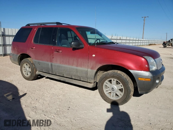2005 Mercury Mountaineer z VIN 4M2ZU66K95UJ08490, wystawiony jako Copart lot #79727874 z przebiegiem 55 874 mil mil oraz Szkoda całkowita • Salvage title. Historia ofert i sprzedaży dostępna na DreamBid. Obrazek 4.