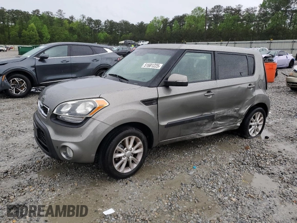 2013 Kia Soul ! with VIN KNDJT2A68D7491697, listed as a Copart auction lot 51681225 with 179,594 mi miles and Salvage Title. Bid and sale history available at carsss.com. Image 1.
