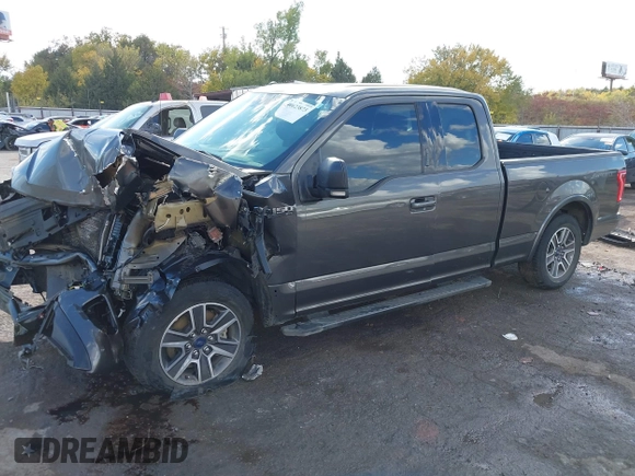 2017 Ford F-150 XL with VIN 1FTEX1CF3HKC23351, listed as a IAAI auction lot 40623873 with 135,670 mi miles. Bid and sale history available at carsss.com. Image 19.