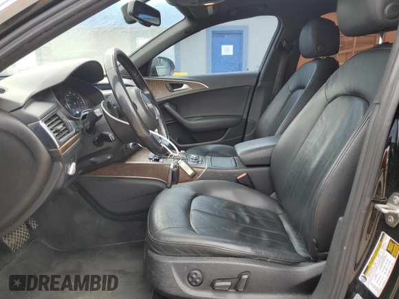 2012 Audi A6 Premium Plus with VIN WAUGGAFC8CN071789, listed as a Copart auction lot 53556854 with 147,563 mi miles and Salvage title. Bid and sale history available at DreamBid. Image 7.