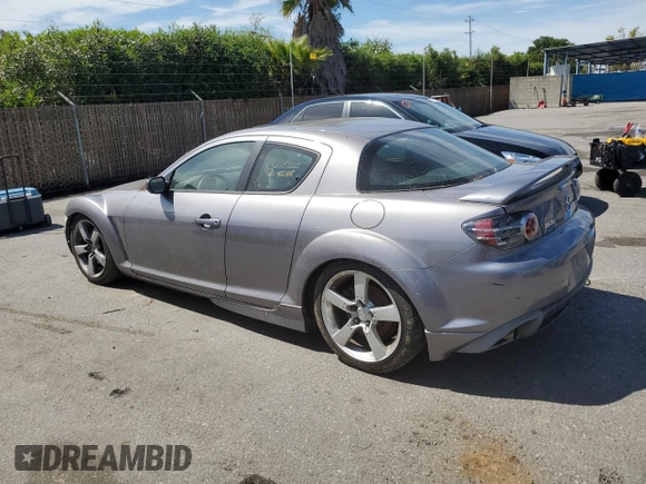 2004 Mazda RX-8 with VIN JM1FE173840137176, listed as a Copart auction lot 50568474 with 53,487 mi miles and Salvage Title. Bid and sale history available at carsss.com. Image 2.