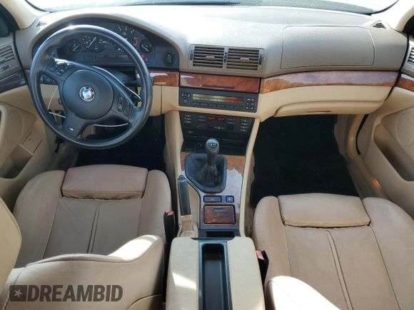 2002 BMW 5 Series 525i with VIN WBADT33462GF42495, listed as a Copart auction lot 48435855 with 132,876 mi miles and Salvage Title. Bid and sale history available at carsss.com. Image 8.