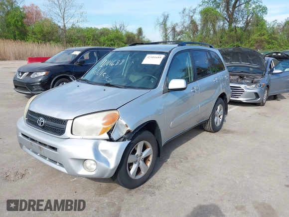 2005 Toyota RAV4 with VIN JTEGD20V750066025, listed as a IAAI auction lot 42101689 with 227,405 mi miles. Bid and sale history available at carsss.com. Image 2.
