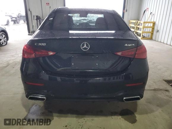 2023 Mercedes-Benz C 300 with VIN W1KAF4HB1PR103102, listed as a Copart auction lot 44776135 with Not Provided miles and Salvage Title. Bid and sale history available at DreamBid. Image 6.