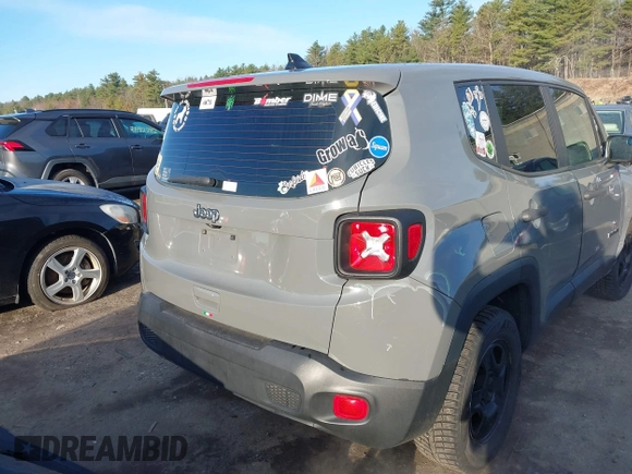 2020 Jeep Renegade Jeepster with VIN ZACNJBAB4LPL22263, listed as a IAAI auction lot 41999042 with 98,934 mi miles and . Bid and sale history available at DreamBid. Image 17.
