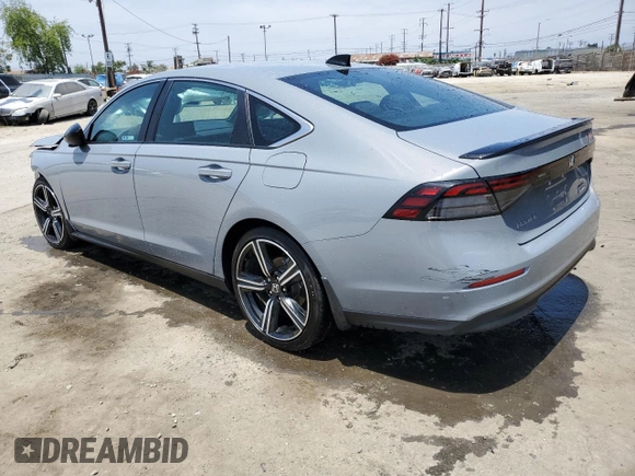 2024 Honda Accord Sport with VIN 1HGCY2F57RA001983, listed as a Copart auction lot 57445715 with 21,382 mi miles and Salvage title. Bid and sale history available at DreamBid. Image 2.