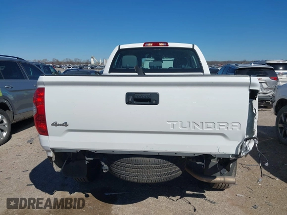 2014 Toyota Tundra 4WD Truck SR with VIN 5TFUM5F17EX055949, listed as a IAAI auction lot 41728783 with 107,019 mi miles. Bid and sale history available at carsss.com. Image 16.