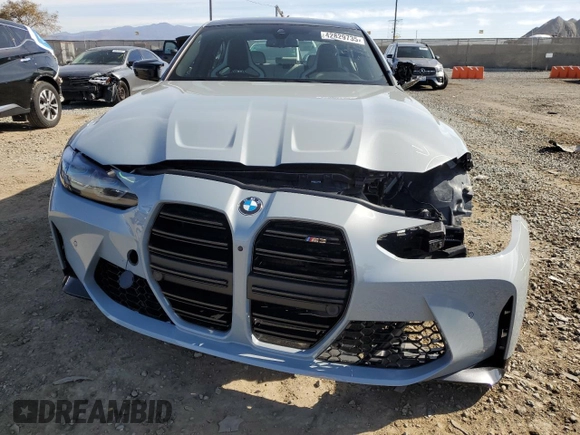 2021 BMW M3 with VIN WBS53AY03MFL42464, listed as a Copart auction lot 42829735 with 19,875 mi miles and Salvage Title. Bid and sale history available at carsss.com. Image 5.
