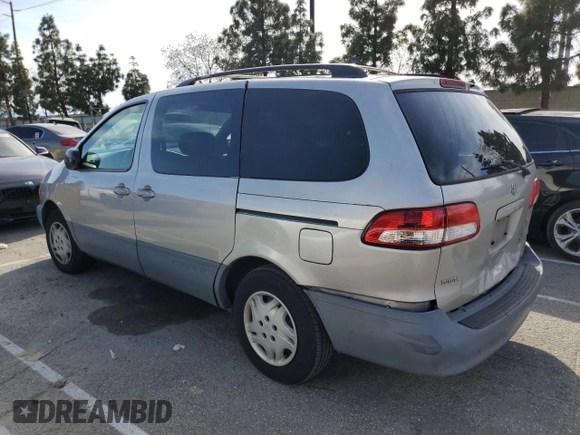 2003 Toyota Sienna CE with VIN 4T3ZF19C03U527223, listed as a Copart auction lot 48596725 with 124,801 mi miles and Salvage Title. Bid and sale history available at carsss.com. Image 2.
