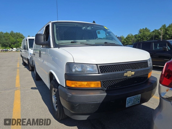 2022 Chevrolet Express Cargo with VIN 1GCWGAFPXN1225074, listed as a IAAI auction lot 42666702 with 101,508 mi miles and . Bid and sale history available at DreamBid. Image 29.