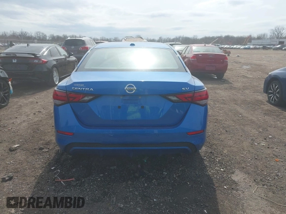 2022 Nissan Sentra SV with VIN 3N1AB8CV2NY241188, listed as a IAAI auction lot 41785642 with 69,562 mi miles. Bid and sale history available at carsss.com. Image 16.