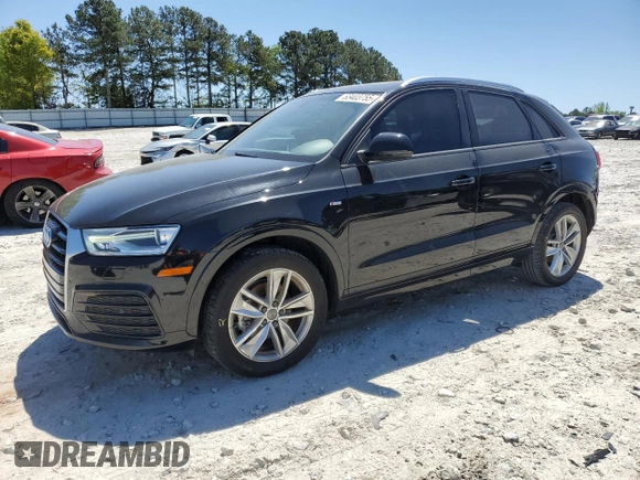 2018 Audi Q3 Premium z VIN WA1BCCFS1JR018251, wystawiony jako Copart lot #53403755 z przebiegiem 96 134 mil mil oraz Szkoda całkowita • Salvage title. Historia ofert i sprzedaży dostępna na DreamBid. Obrazek 1.