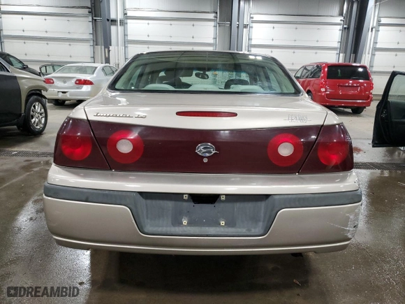 2003 Chevrolet Impala LS with VIN 2G1WH55KX39439428, listed as a Copart auction lot 81172334 with 131,801 mi miles and Non Repairable. Bid and sale history available at carsss.com. Image 6.