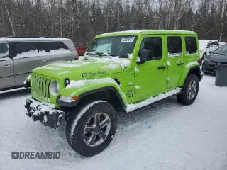 2021 Jeep Wrangler Unlimited Sahara with VIN 1C4HJXEN4MW830562, listed as a Copart auction lot 42904935 with 40,737 mi miles and Clean title. Bid and sale history available at DreamBid. Image 1.