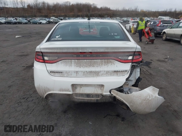 2013 Dodge Dart SXT with VIN 1C3CDFBA5DD106411, listed as a IAAI auction lot 41503268 with 185,047 mi miles. Bid and sale history available at carsss.com. Image 16.