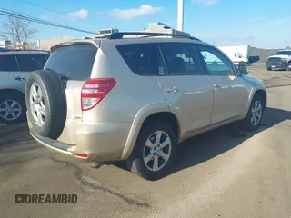 2010 Toyota RAV4 Ltd with VIN JTMDF4DV1A5020971, listed as a IAAI auction lot 41336888 with 214,838 mi miles. Bid and sale history available at carsss.com. Image 4.