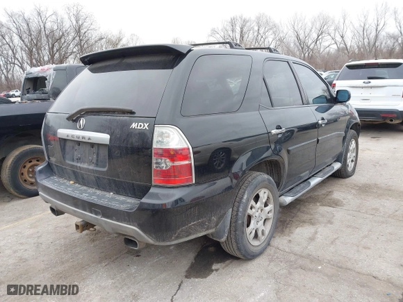 2005 Acura MDX Touring with VIN 2HNYD186X5H524999, listed as a IAAI auction lot 41506033 with 252,064 mi miles. Bid and sale history available at carsss.com. Image 4.