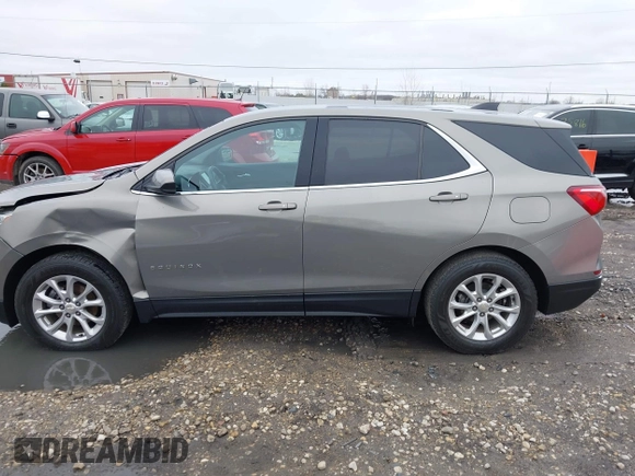 2018 Chevrolet Equinox LT with VIN 3GNAXSEV9JS506007, listed as a IAAI auction lot 42061597 with 92,021 mi miles and . Bid and sale history available at carsss.com. Image 14.