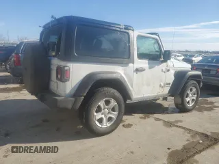 2022 Jeep Wrangler Sport with VIN 1C4HJXAGXNW200621, listed as a Copart auction lot 88113035 with 47,780 mi miles and Salvage Title. Bid and sale history available at DreamBid. Image 3.