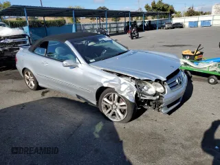 2006 Mercedes-Benz CLK 350 with VIN WDBTK56J66F177886, listed as a Copart auction lot 80913444 with 85,589 mi miles and Salvage Title. Bid and sale history available at DreamBid. Image 4.
