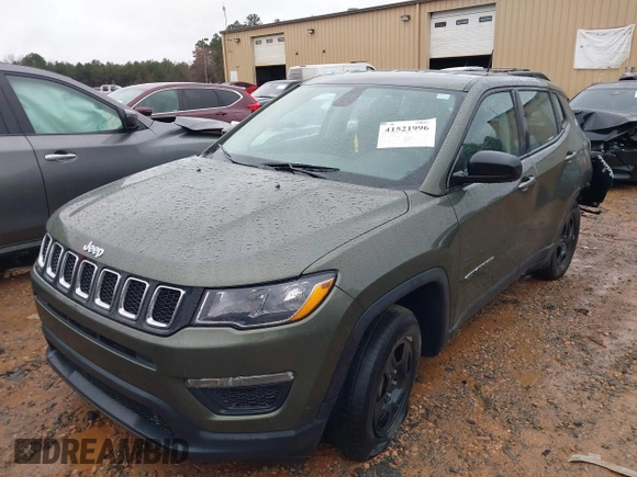 2019 Jeep Compass Sport с VIN 3C4NJCAB9KT838313, выставлен на аукционе IAAI как лот 41521996 с пробегом 42 880 миль миль и . История ставок и продаж доступна на DreamBid. Изображение 20.