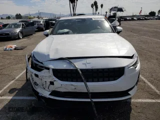 2021 Polestar 2 Launch Edition with VIN LPSED3KA9ML027163, listed as a Copart auction lot 70563394 with 0 mi miles and Salvage Title. Bid and sale history available at carsss.com. Image 5.
