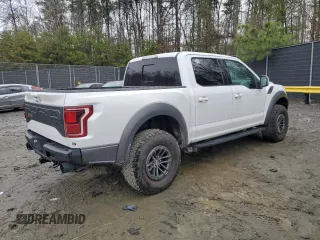 2020 Ford F-150 Raptor with VIN 1FTFW1RG5LFA69167, listed as a Copart auction lot 42113214 with 70,276 mi miles and Salvage Title. Bid and sale history available at carsss.com. Image 3.