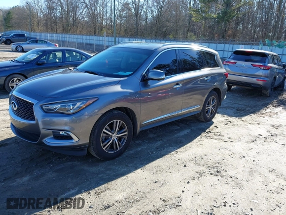 2016 Infiniti QX60 with VIN 5N1AL0MM0GC524715, listed as a IAAI auction lot 41215072 with 145,633 mi miles and . Bid and sale history available at DreamBid. Image 2.