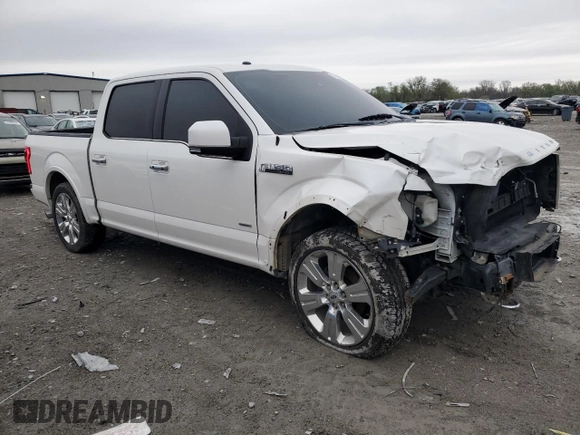 2016 Ford F-150 XLT with VIN 1FTEW1EG8GFD55215, listed as a Copart auction lot 50826595 with 187,716 mi miles and Salvage Title. Bid and sale history available at carsss.com. Image 4.