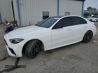 2022 Mercedes-Benz C 300 with VIN W1KAF4HB1NR067134, listed as a Copart auction lot 42346575 with 100,942 mi miles and Salvage Title. Bid and sale history available at DreamBid. Image 1.