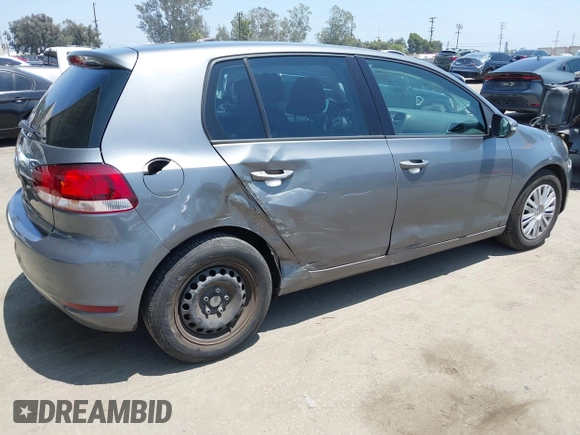 2014 Volkswagen Golf with VIN WVWDB7AJ4EW009705, listed as a IAAI auction lot 42495925 with 73,595 mi miles and . Bid and sale history available at DreamBid. Image 4.