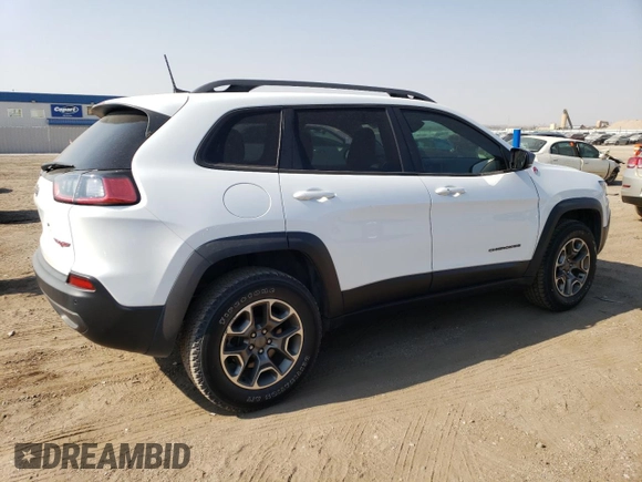 2020 Jeep Cherokee Trailhawk Elite z VIN 1C4PJMBN3LD537812, wystawiony jako Copart lot #73635994 z przebiegiem 43 496 mil mil oraz Czysty tytuł • Clean title. Historia ofert i sprzedaży dostępna na DreamBid. Obrazek 3.