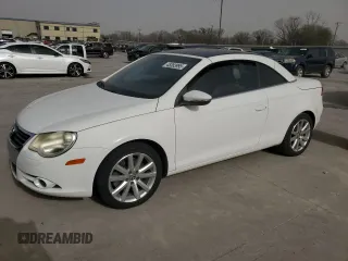 2009 Volkswagen Eos Komfort with VIN WVWBA71F29V011650, listed as a Copart auction lot 48383995 with 128,597 mi miles and Clean Title. Bid and sale history available at DreamBid. Image 1.