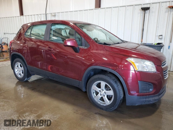 2016 Chevrolet Trax LS z VIN 3GNCJNSB5GL257875, wystawiony jako Copart lot #49535085 z przebiegiem 125 556 mil mil oraz Szkoda całkowita • Salvage title. Historia ofert i sprzedaży dostępna na DreamBid. Obrazek 4.